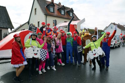 Fasching 2023 - FFW Debring, Motto "Kreisverkehr-Rallye"