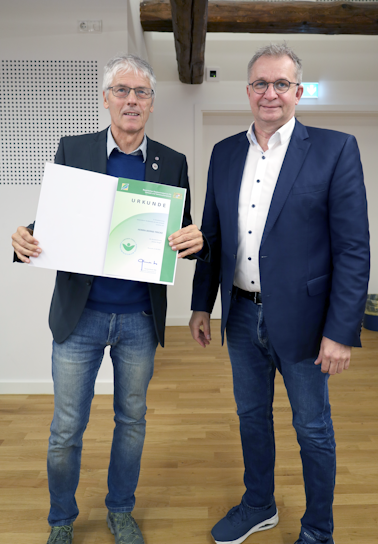 Bernd Fricke mit "Grünem Engel" ausgezeichnet