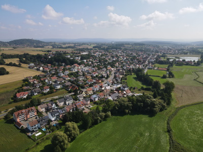 Naturraum Stegaurach Übersicht Aurachtal