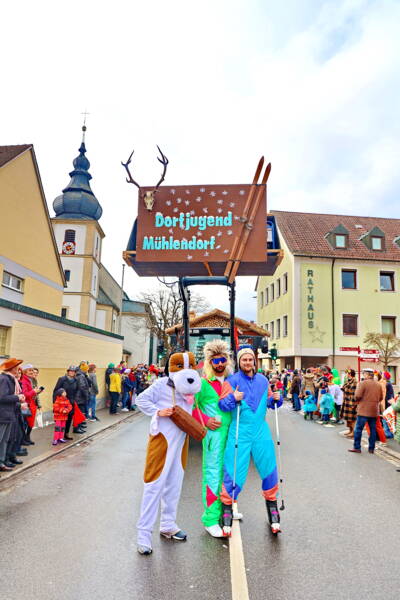 Fasching 2023 - Mühlendorfer Jugend im Zug