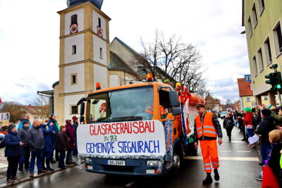 Fasching 2023 - Gemeinde Stegaurach, Motto "Glasfaserausbau"